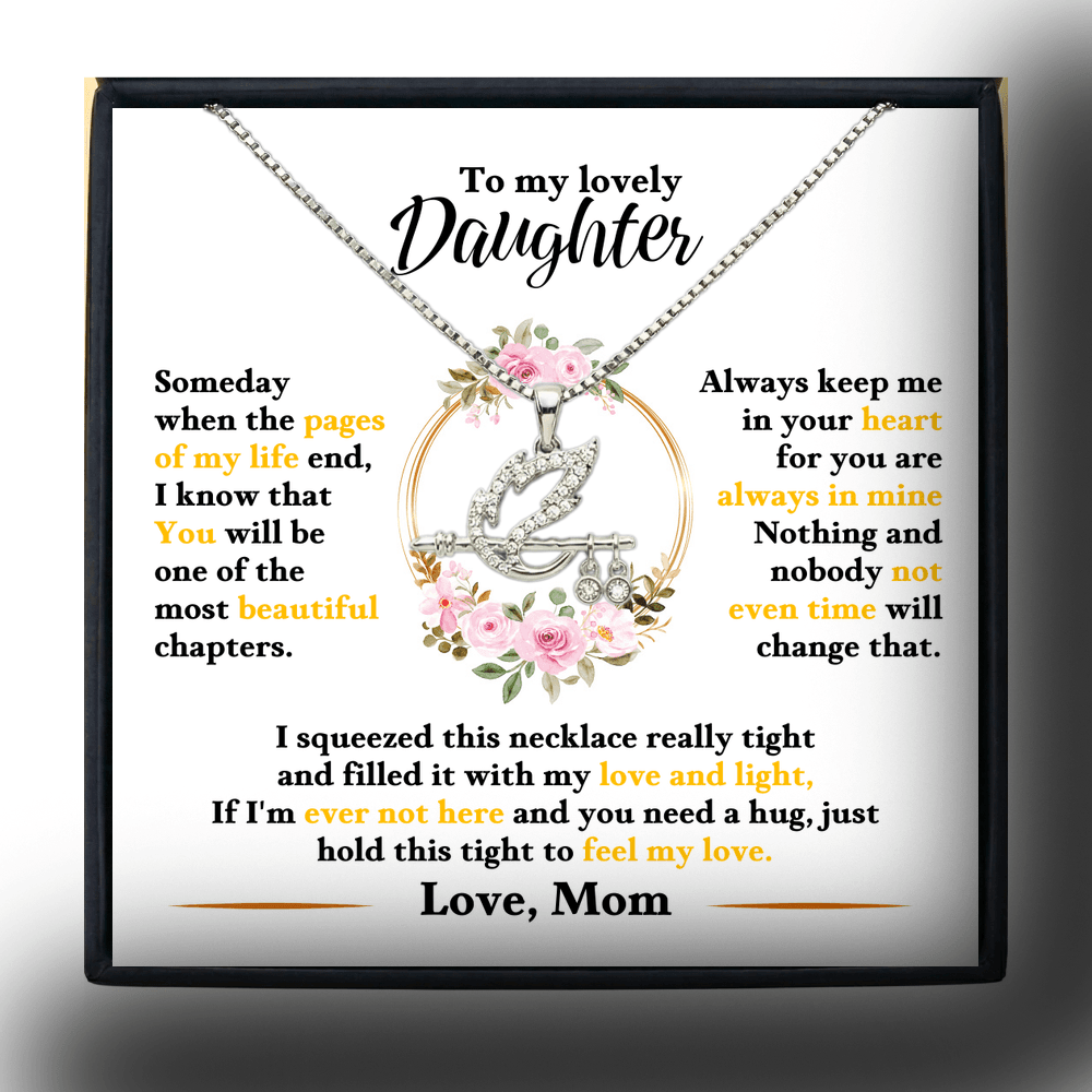 To Daughter - Shree Krishna Bansuri Pendant Necklace