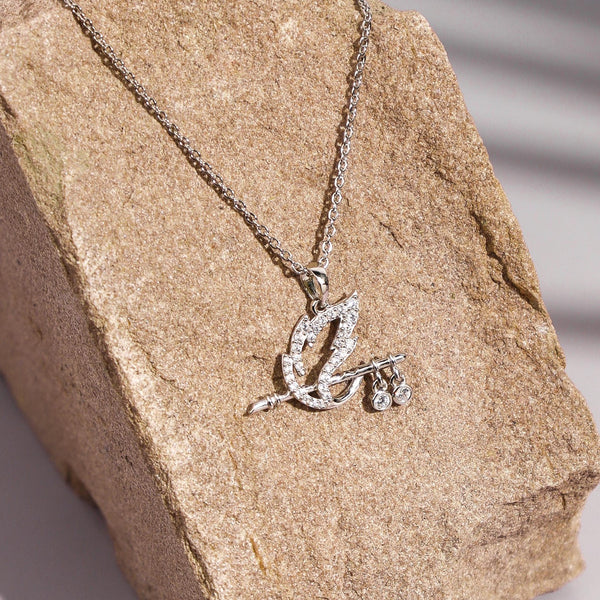 To Daughter - Shree Krishna Bansuri Pendant Necklace