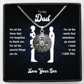 To Dad - Hanuman Pendant Necklace