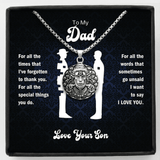To Dad - Hanuman Pendant Necklace