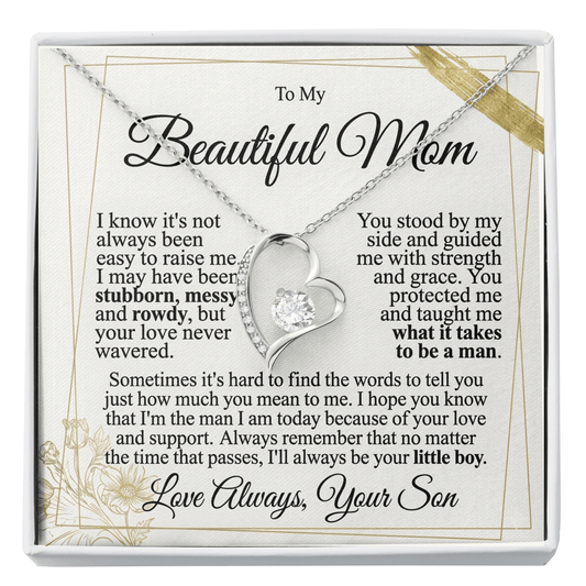 To My Mom - Forever Love Necklace