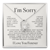 Apology Gift For Her - Heart shaped necklace