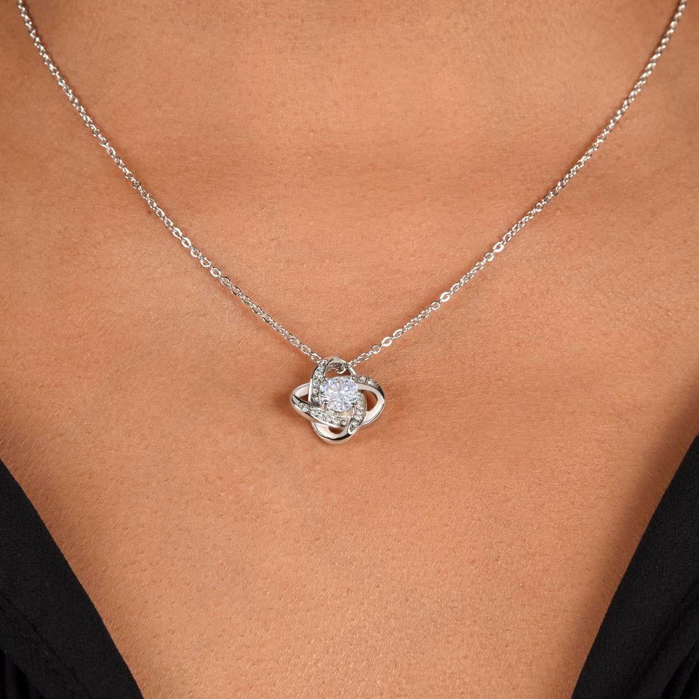 Raksha Bandhan Gift for Sister - Love Knot Necklace