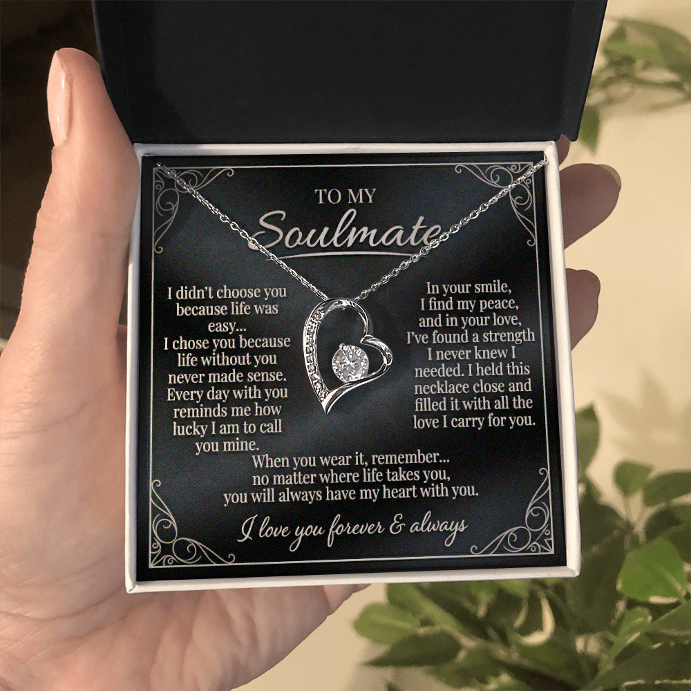 To My Soulmate - Forever Love Necklace