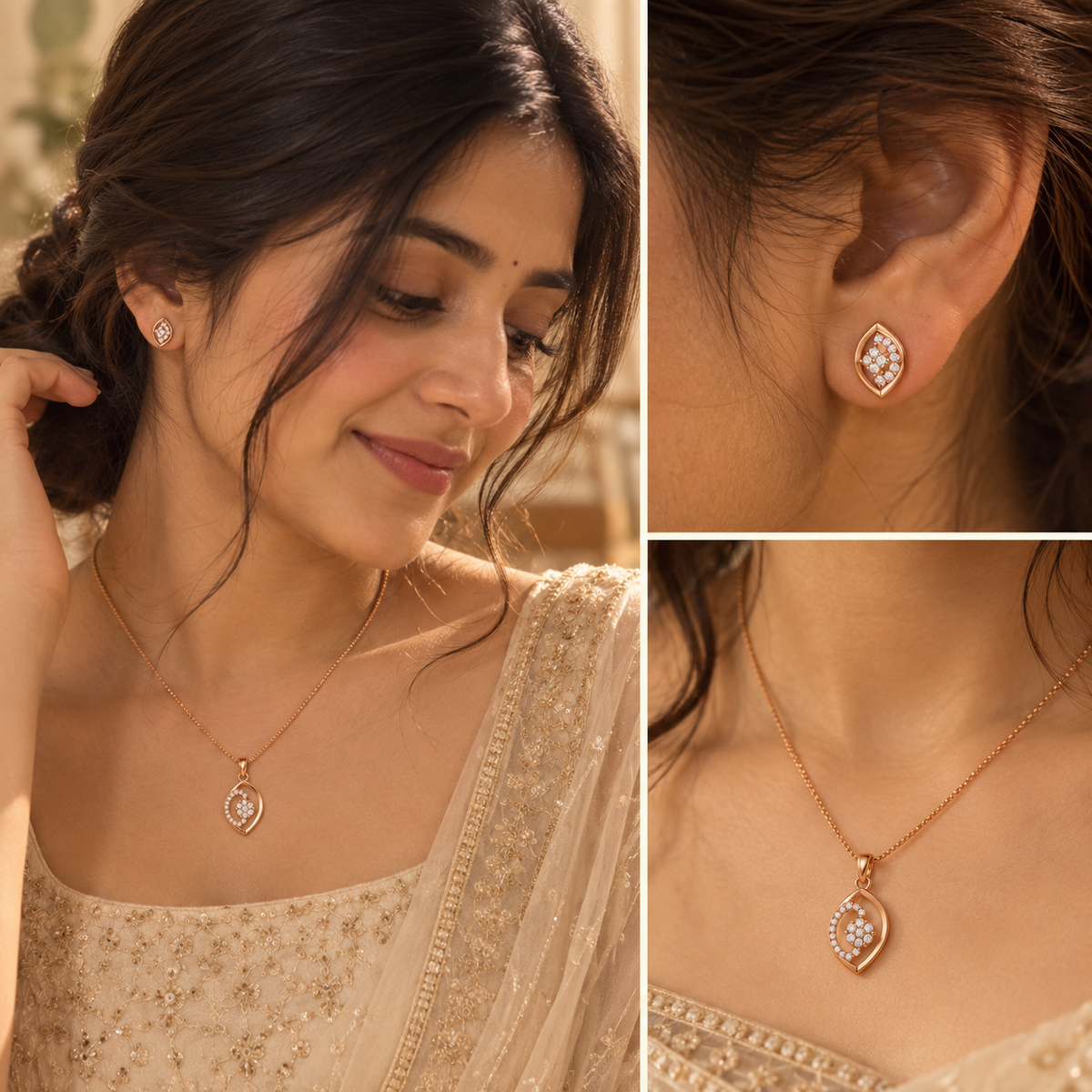Celestia Grace Pendant Set - For Women