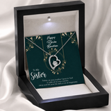 Raksha Bandhan Gift for Sister - Heart Shaped Necklace